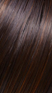 FS4/33/30A MIDNIGHT COCOA | Dark Brown, Medium Red, Medium Natural Red Blonde/Brown Blend with Medium Natural Red Blonde/Brown Blend Bold Highlights