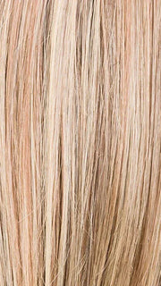 LIGHT BERNSTEIN ROOTED | Light Auburn, Light Honey Blonde, and Light Reddish Brown blend and Dark Roots.