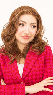 Maha is wearing SEVYN by ESTETICA in color R30/28/26 