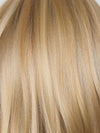 NM SANDY CREAM BLOND-R | This shade features soft golden sand tones with subtly rooted color for a natural regrowth effect. This blend of beige brown, honey, and creamy blonde transitions beautifully into lighter shades, creating a warm, versatile look that flatters any skin tone. A perfect choice for effortless, honey-warm blonde style.