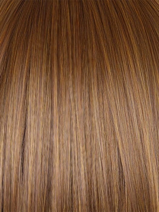 BROWN-TOPAZ | Medium brown and light honey brown are carefully blended to create this warm-toned brunette shade.