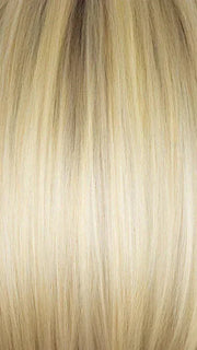 LIGHT ASH BLOND R |  Ash Pearl Blonde, Creamy Ivory, and Pale Cream.  Rooted with Ash Brown and White Grey.
