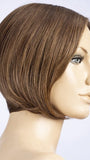 MOCCA ROOTED 830.27.8 | Medium Brown blended with Light Auburn and Dark Strawberry Blonde Blend with Shaded Roots