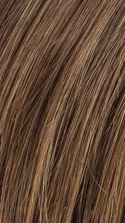 MOCCA ROOTED 830.27.8 | Medium Brown blended with Light Auburn and Dark Strawberry Blonde Blend with Shaded Roots