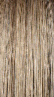 GREIGE-R | A perfect blend of silver-grey and beige tones with medium brown root