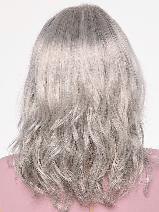 AMANDA by ENVY in MEDIUM GREY | Salt and Pepper Grey 50% Medium Brown 50% Grey