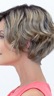 Donna by ENVY in GOLDEN SANDSTONE | Creamy Beige-Blonde with Darker Brown Roots