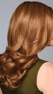BEAUTY REIGN by GABOR in color GF29-33SS ICED PUMPKIN SPICE | Strawberry Blonde shaded with Dark Red-Brown
