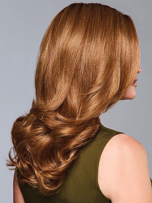 BEAUTY REIGN by GABOR in color GF29-33SS ICED PUMPKIN SPICE | Strawberry Blonde shaded with Dark Red-Brown