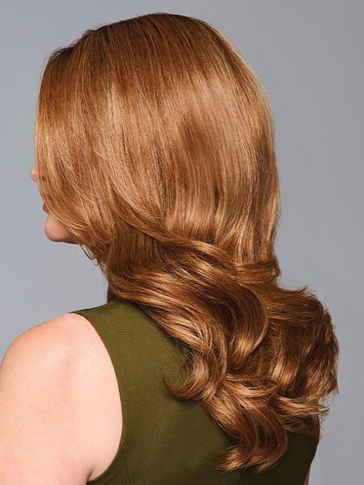 BEAUTY REIGN by GABOR in color GF29-33SS ICED PUMPKIN SPICE | Strawberry Blonde shaded with Dark Red-Brown