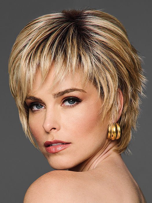 Model is wearing DEMURE DO by Gabor in GF14-88SS SS GOLDEN WHEAT