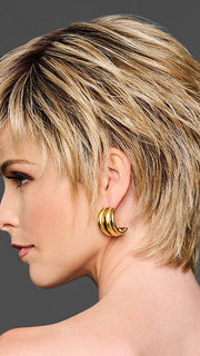 Model is wearing DEMURE DO by Gabor in GF14-88SS SS GOLDEN WHEAT