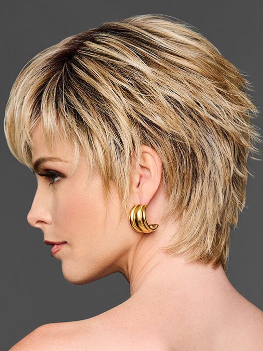 Model is wearing DEMURE DO by Gabor in GF14-88SS SS GOLDEN WHEAT