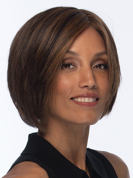 JAGGER by ESTETICA in color R6/28F | Chestnut Brown with Red Frost