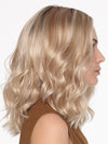 MOLLY in SILKY BEIGE | Light Platinum Blonde with Dark Brown Roots