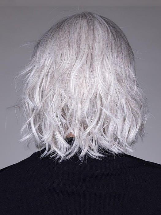 Model is wearing NAPLES by BELLETRESS in color OYSTER GRAY | A mixture of Lightest Gray and a hint of White
