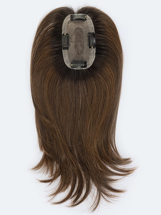 ANISE by ELLEN WILLE in CHOCOLATE ROOTED 830.27.6 | Medium to Dark Brown base with Light Reddish Brown highlights and Dark Roots