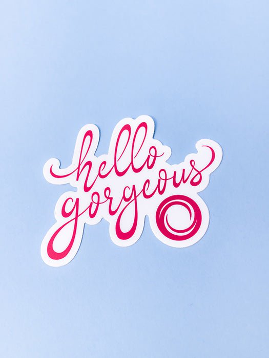Hello Gorgeous Vinyl Sticker