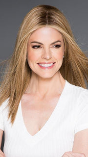 SPECTRA PLUS by ELLEN WILLE in LIGHT BERNSTEIN ROOTED | Light Auburn, Light Honey Blonde, and Light Reddish Brown blend and Dark RootsLIGHT BERNSTEIN ROOTED | Light Auburn, Light Honey Blonde, and Light Reddish Brown blend and Dark Roots