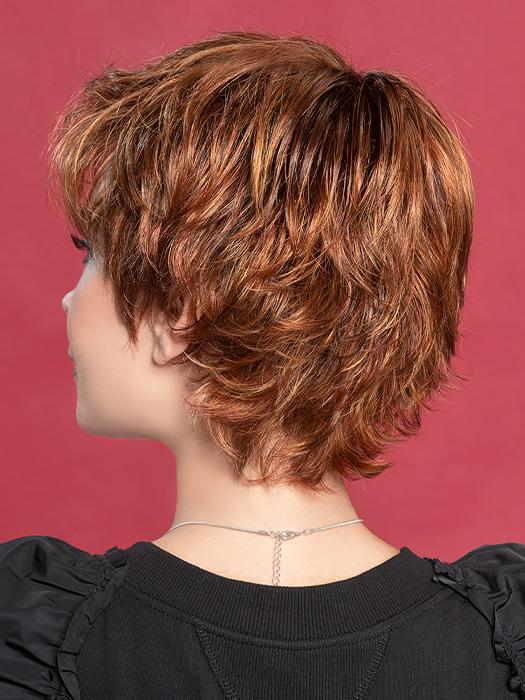 OPEN by ELLEN WILLE in SAFRAN BROWN ROOTED 29.28.33 | Medium Auburn, copper Red and light auburn blend with Med Auburn Roots