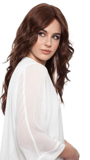 LIZ B by WIG PRO in OPUS-ONE Blend of Medium Chestnut Brown, Medium Auburn and Dark Auburn
