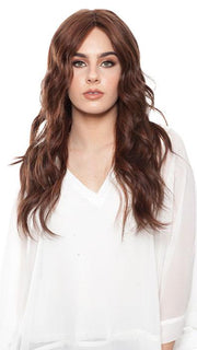 LIZ B by WIG PRO in OPUS-ONE Blend of Medium Chestnut Brown, Medium Auburn and Dark Auburn