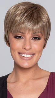 PIXIE by ELLEN WILLE in SAND MULTI ROOTED | Lightest Brown and Medium Ash Blonde Blend with Light Brown Roots