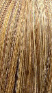 SUNSET BLONDE | Warm golden brown blended with light auburn and highlighted with medium ginger blonde