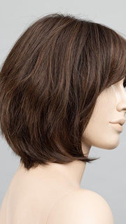 CHOCOLATE ROOTED | Medium to Dark Brown base with Light Reddish Brown highlights and Dark Roots