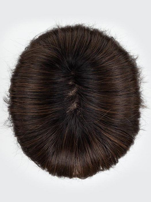 CHOCOLATE ROOTED | Medium to Dark Brown base with Light Reddish Brown highlights and Dark Roots