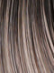 36/25/23/R6 MOON DUST | Dark salt and pepper base with blended golden blonde and cool platinum tones, shaded with Dark Roots