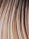 EL14/1001/R8 SUN & SAND LIGHTED | Face-framing highlights transition into a warm blonde artfully blended with platinum silver blonde, shaded with dark roots 