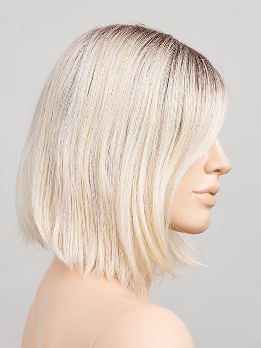 LIGHT CHAMPAGNE ROOTED | Lightest Pale Blonde and Lightest Golden Blonde with Winter White Blend and Shaded Roots