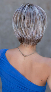 ZEAL by NORIKO in MELTED-CINNAMON | Medium-Brown Root with a Cinnamon Blond Base with Icy Blond Ends
