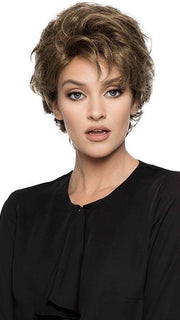 M. NICOLE by WIG PRO in 10/14T Medium Golden Brown Brown Blended with Dark Ash Blonde, Dark Ash Blonde Tips