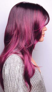 Built-in volume, and the length allows you to style in to an updo