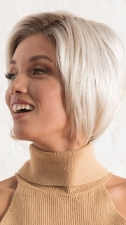 DEENA by Estetica in SUNLIT-BLONDE | Soft Blend of Sandy Blonde, Lightest Blonde and Iced Blonde with a Light Golden Brown Root