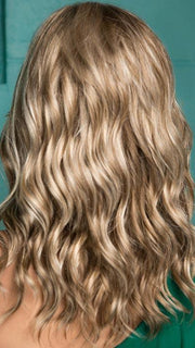 RACHEL by JON RENAU in 12FS12 MALIBU BLONDE | Lt Gold Brown, Lt Natural Gold Blonde & Pale Natural Gold-Blonde Blend, Shaded w/ Lt Gold Brown