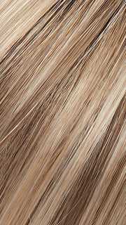 12FS12 MALIBU BLONDE | Light Gold Brown, Light Natural Gold Blonde and Pale Natural Gold-Blonde Blend, Shaded with Light Gold Brown