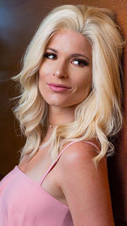 PLF007 by LOUIS FERRE in 22 LIGHT BLONDE | Light Blonde (This piece has been styled and curled)