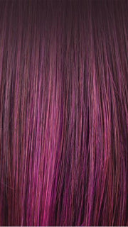 Plumberry Jam-R | Medium Plum Ombre rooted with 50/50 blend of Red/Fuschia