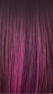 PLUMBERRY-JAM | Medium Plum with Dark roots with mix of Red/Fuschia