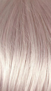 PASTEL-PINK | Cool Silver Blonde Front and Base with Subtle Whisper Pink Highlights
