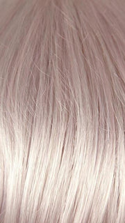 PASTEL-PINK | Cool silver blonde front and base with subtle whisper pink highlights
