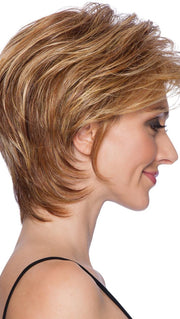 A fashionable eyelash bang can be worn feathered or swept to the side. Regardless of how it is styled, this short fashion-right cut is the perfect answer for a quick and easy change of look.