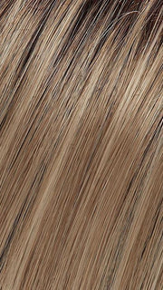 22F16S8 VENICE BLONDE | Lt Ash Blonde & Lt Natural Blonde Blend, Shaded w/ Med Brown