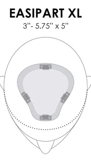 Hair length measures 8" inches and has the perfect density for creating fullness without looking bulky or obvious. easiPart is everything you want out of a clip in hairpiece