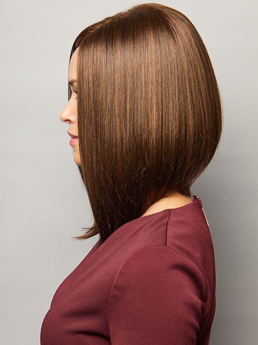 Taylor Wig by Noriko is a face-framing, long bob for a sophisticated look