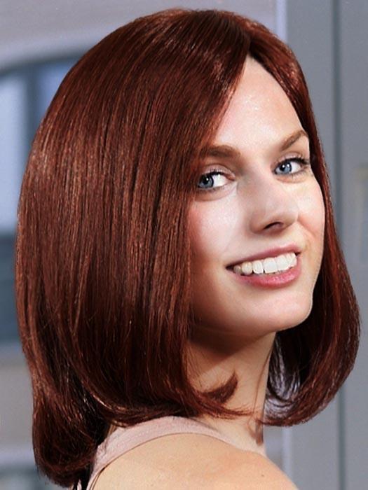 Platinum 108 by LOUIS FERRE in BURGUNDY ROSA | Dark Auburn with Dark Red Highlights