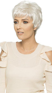 SHORTIE by WIG PRO in WHITE-FOX Pure White
